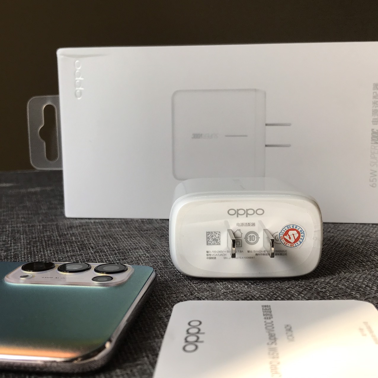 Bộ Sạc Siêu Nhanh SuperVOOC 2.0 65W Cho OPPO Reno5 - Hàng Chính Hãng