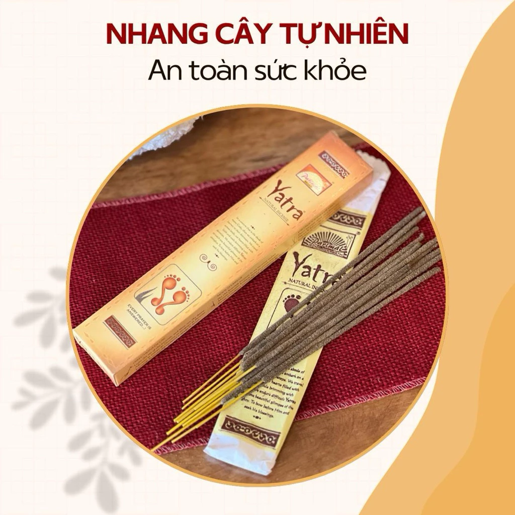 Nhang Cây Yatra - Nhang Đàn Hương Ấn Độ - Nhang Ấn Độ - Hàng Chính Hãng