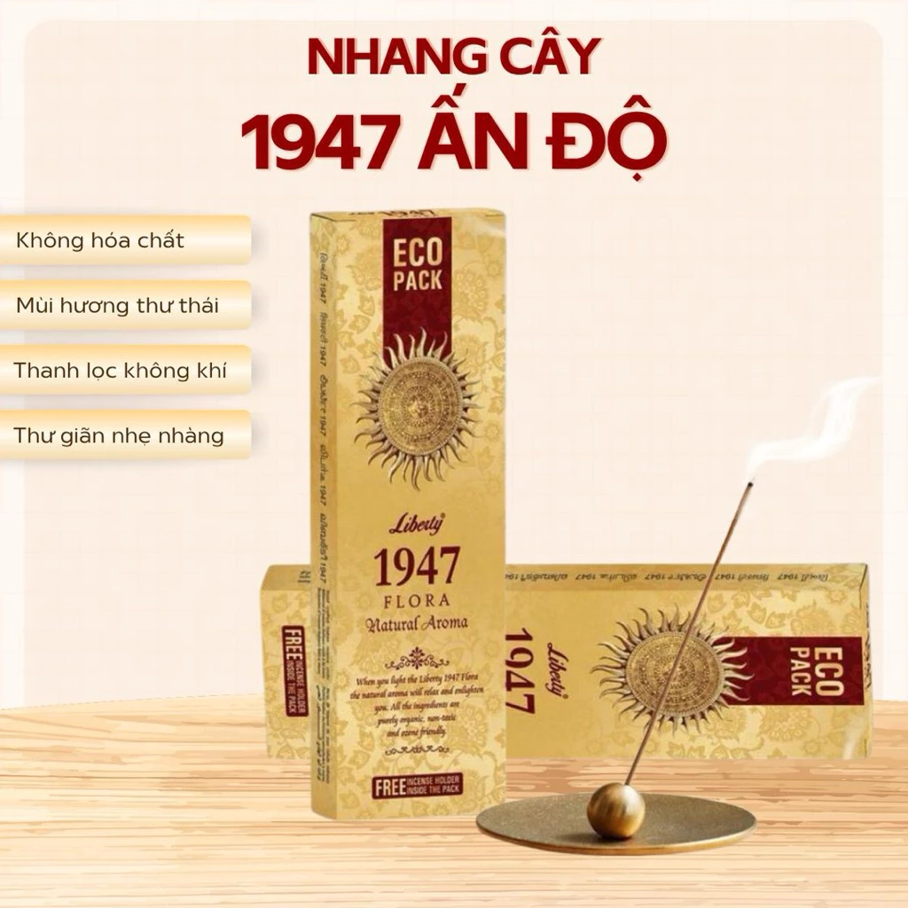 Nhang Cây Liberty 1947 - Nhang 1947 - Nhang Cây Ấn Độ - Hàng Chính Hãng
