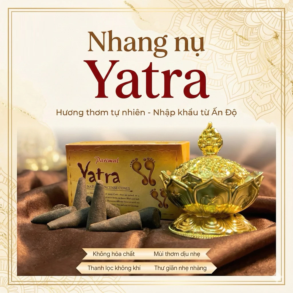 Nhang Nụ Yatra - Nhang Nụ Ấn Độ - Hàng Chính Hãng