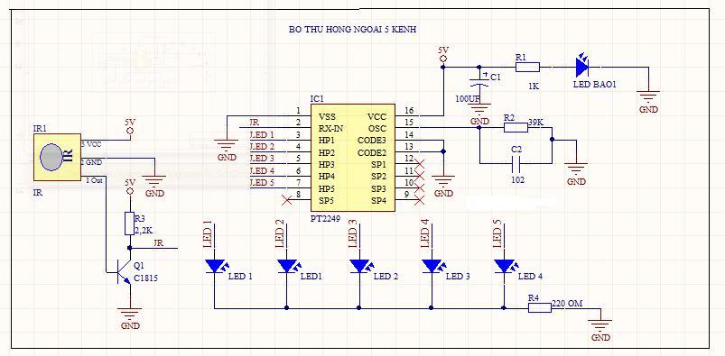 Hướng dẫn cách làm mạch điều khiển từ xa đơn giản cùng PT2248 Điện ...