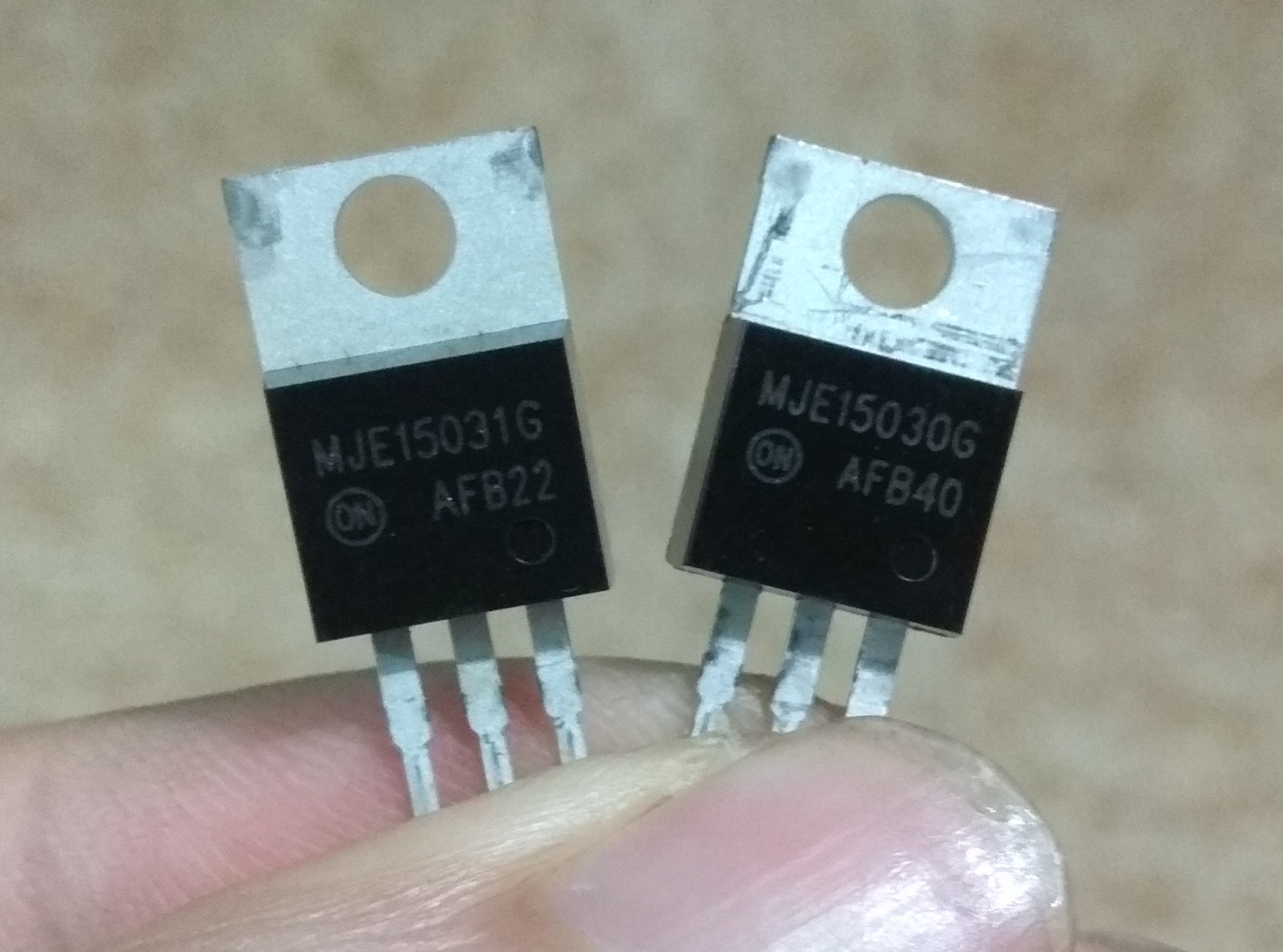 Cặp Sò Thúc BJT Đẳng Cấp Nhất MJE15030/MJE15031 Chính Hãng ON (150V/8A ...