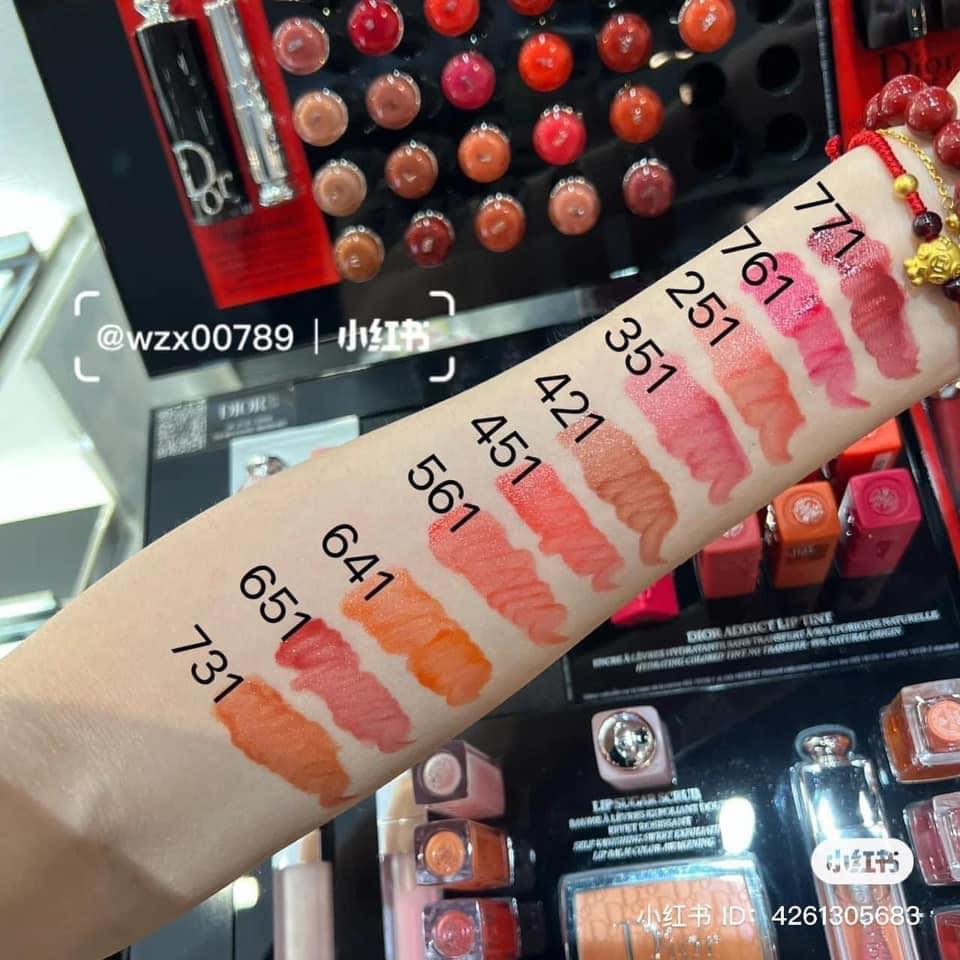 Son Dior Addict Lip Tint Màu 541 Natural Sienna Màu Đỏ Đất Unbox  Mỹ Phẩm  Socutelipstick  Tiệm Socute