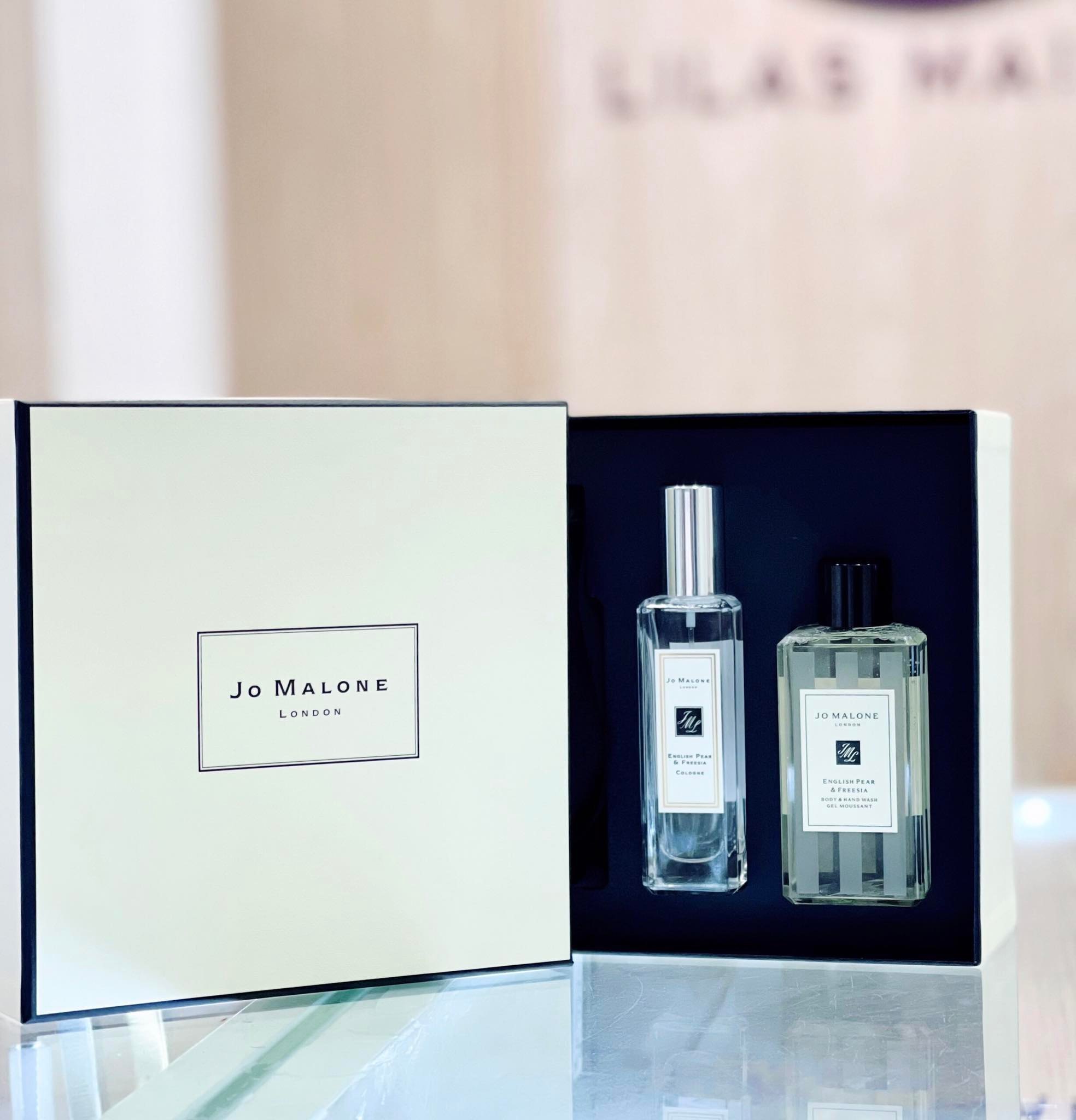 Set Nước Hoa Nữ Jo Malone English Pear & Freesia (30ml + Sữa Tắm 100ml)