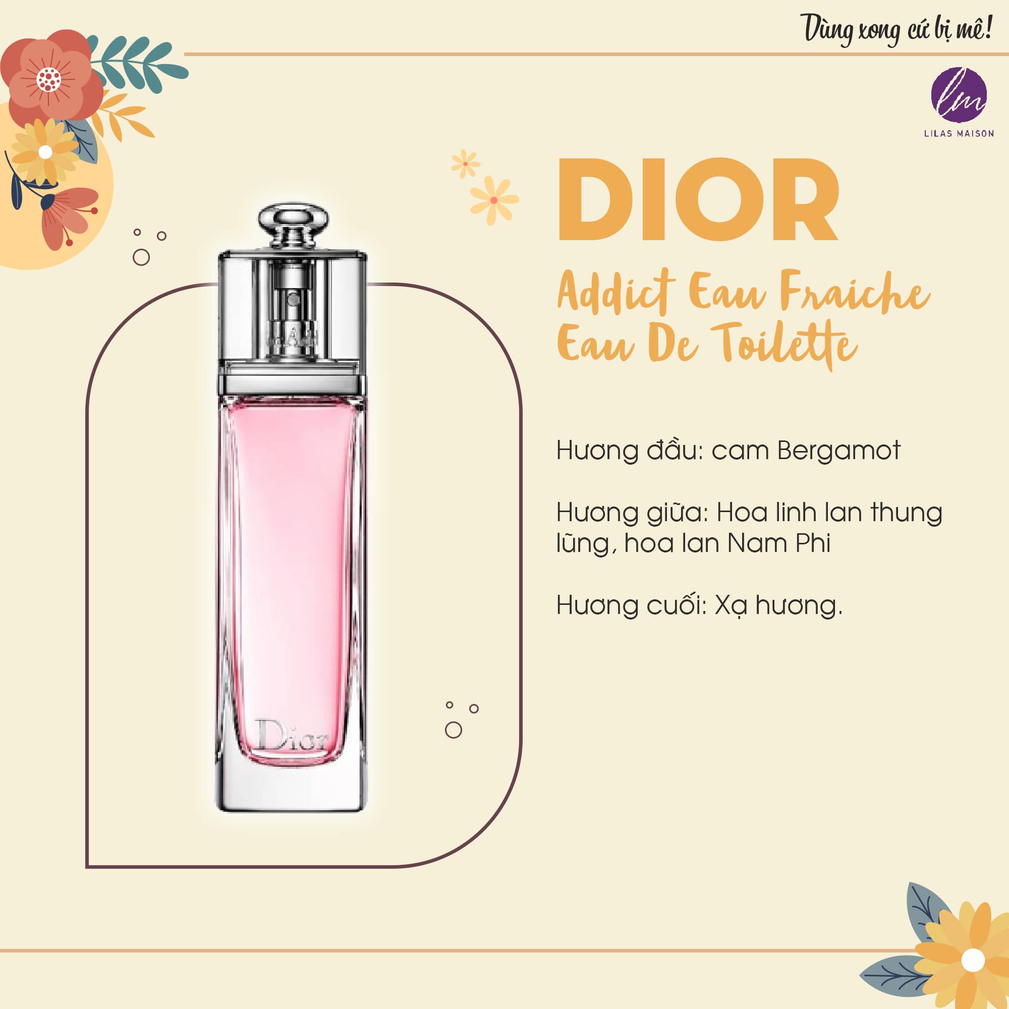 Nước hoa nữ Dior Addict Eau Fraiche  Xixon Perfume