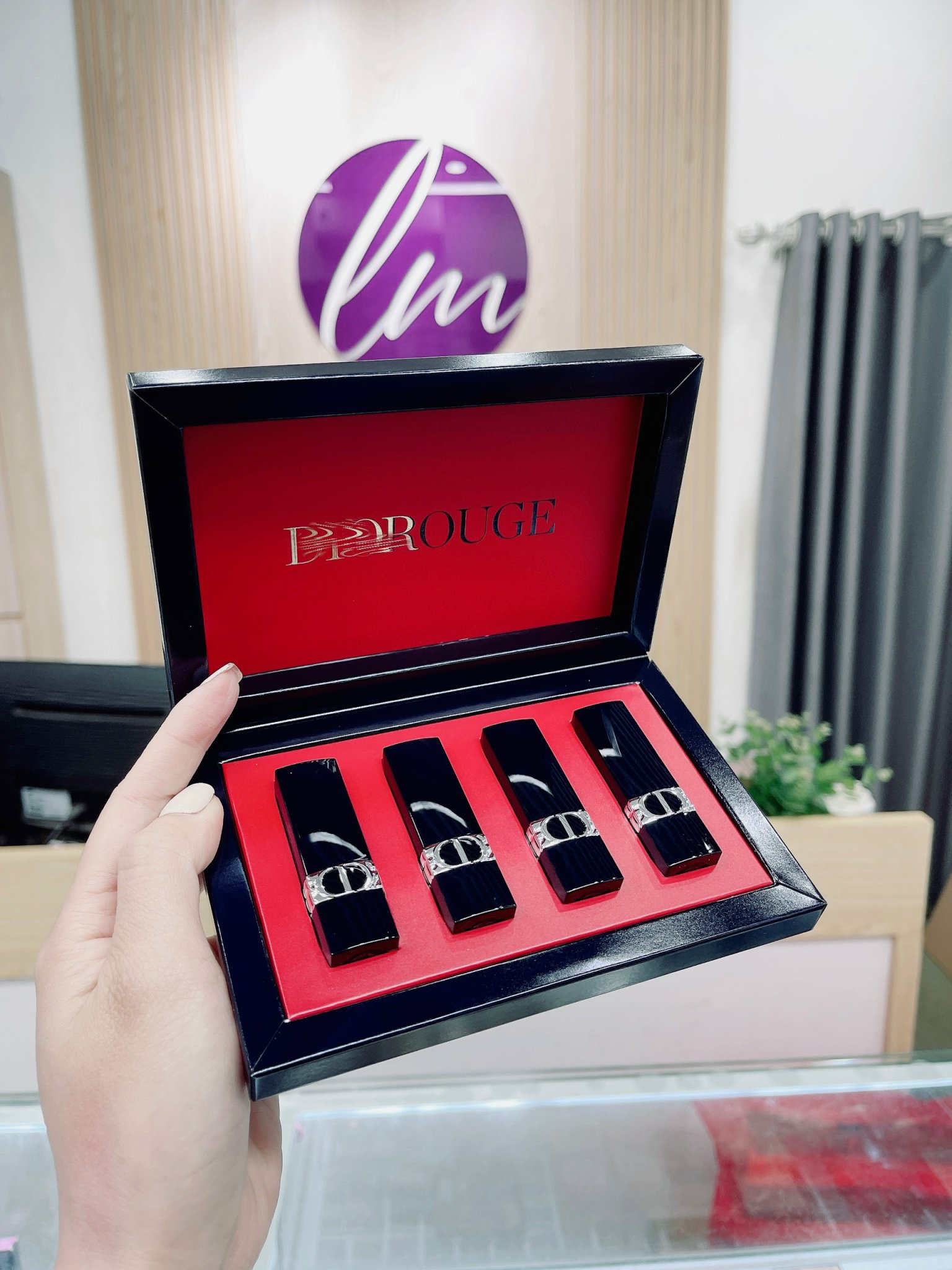 Set Son Dior 2 Thỏi Mini 999  Màu Đỏ Tươi  Vilip Shop  Mỹ phẩm chính hãng
