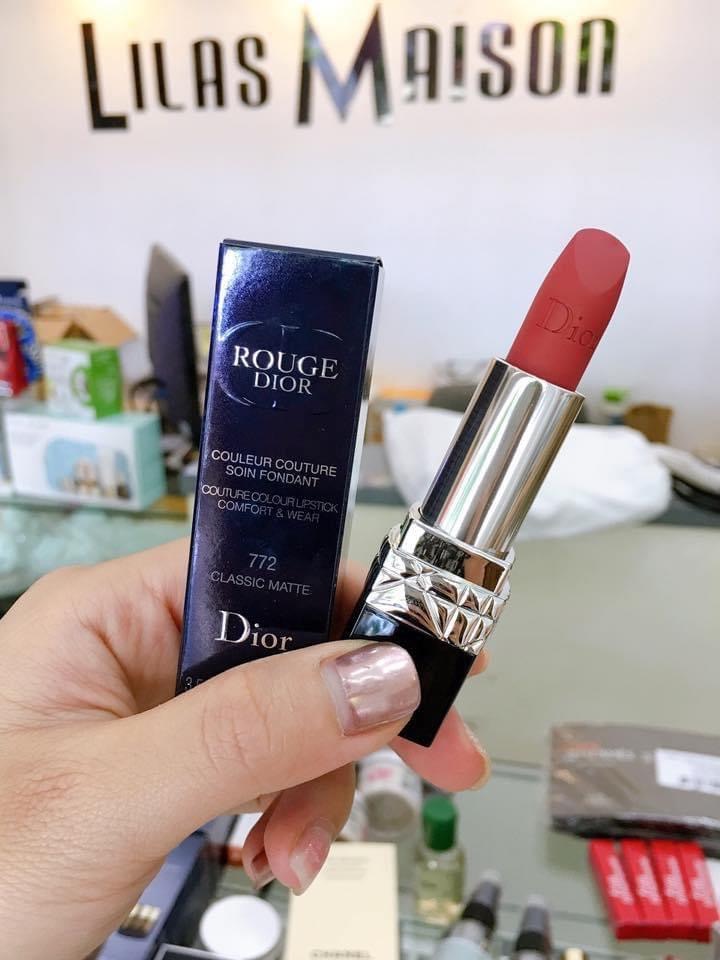 Son Dior Rouge 772 Classic Matte Cực Đẹp  Thế Giới Son Môi