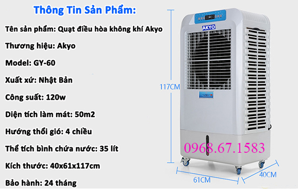 Quạt hơi nước làm mát không khí TIẾT KIỆM ĐIỆN mát như điều hòa