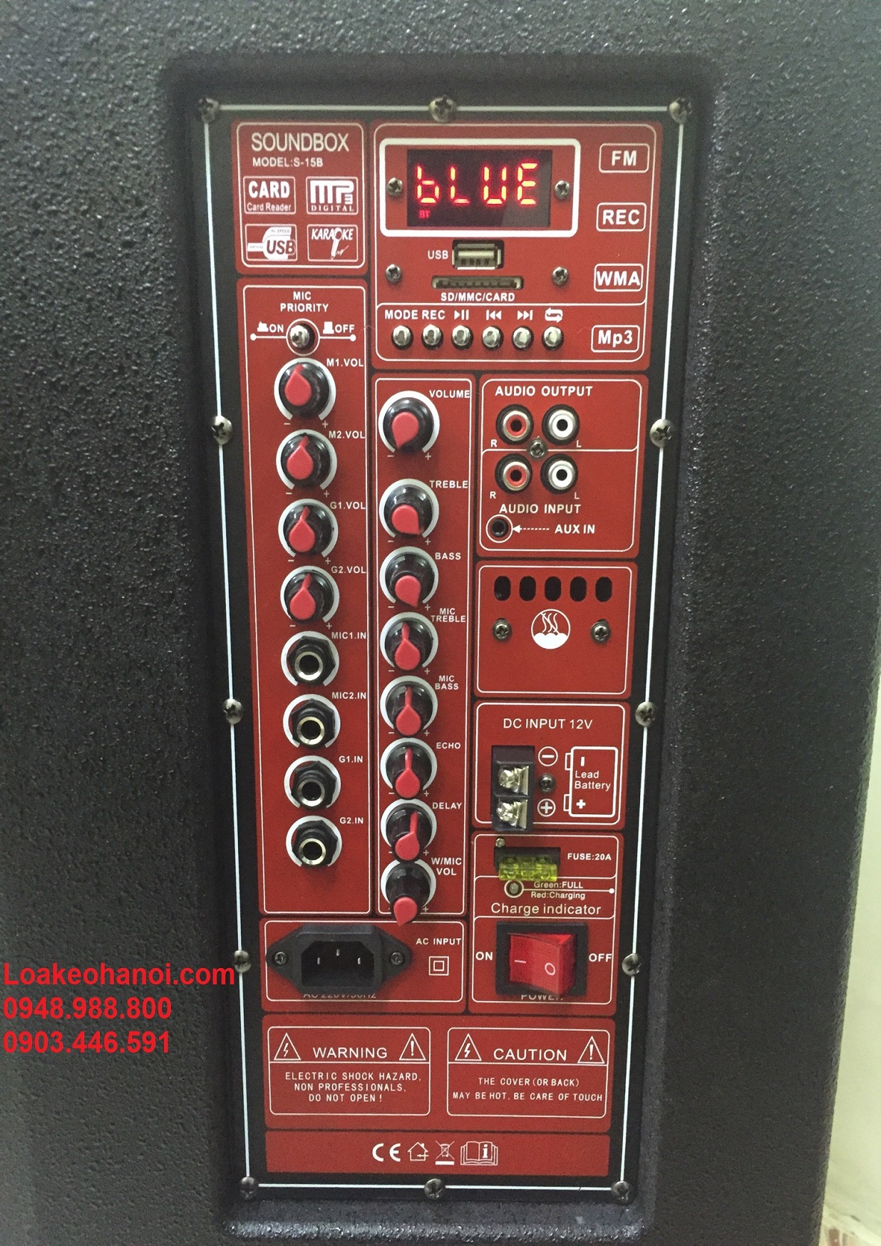 Loa Kéo Soundbox S15B, Loa Kéo Cao Cấp | LOA KÉO HOÀNG NAM