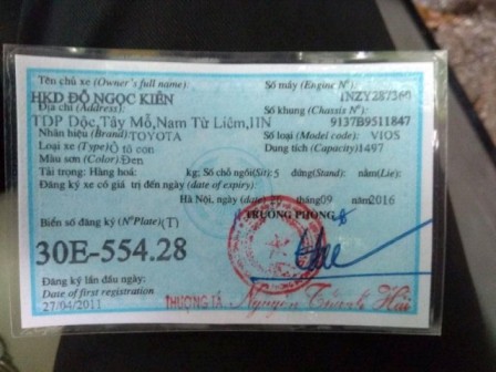 Dịch vụ rút hồ sơ gốc xe ở Lào Cai