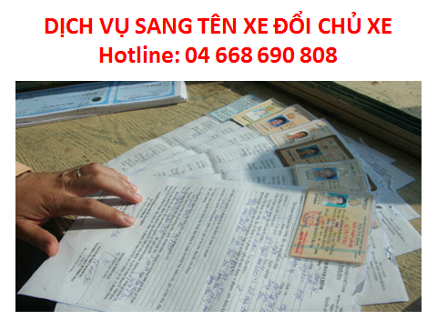 Dịch vụ sang tên xe quận Thanh Xuân