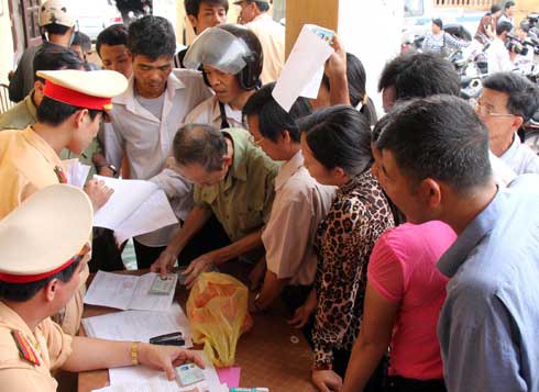 Sang tên xe mang tên công ty đã giải thể