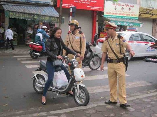 Tăng cường xử lý xe máy điện chưa làm thủ tục đăng ký