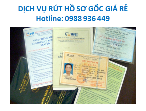 Dịch vụ rút hồ sơ gốc xe giá rẻ tại Bình Phước