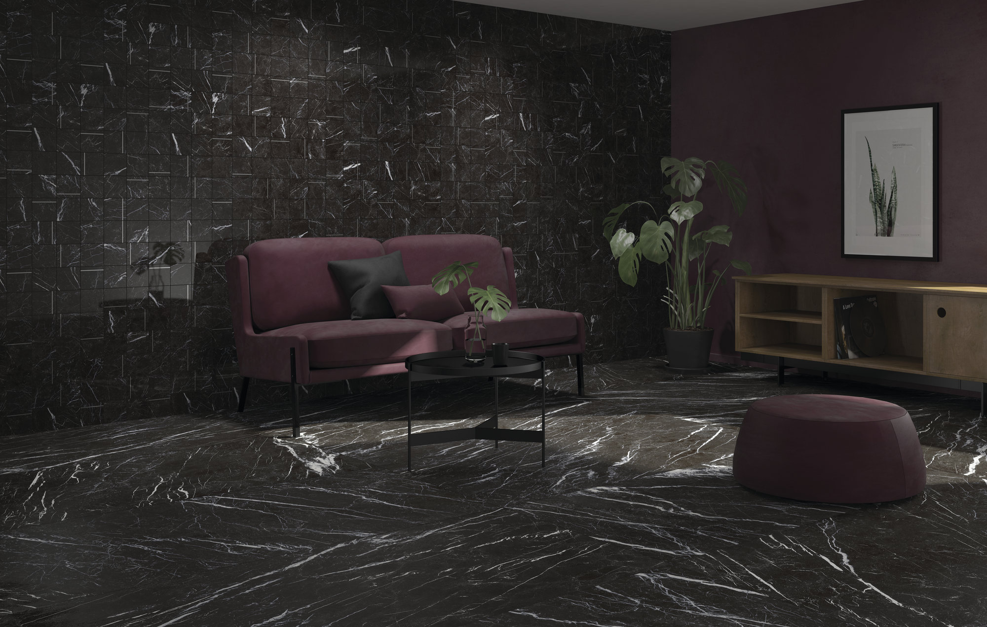 DEEP BLACK 1000*1800 & 900*900