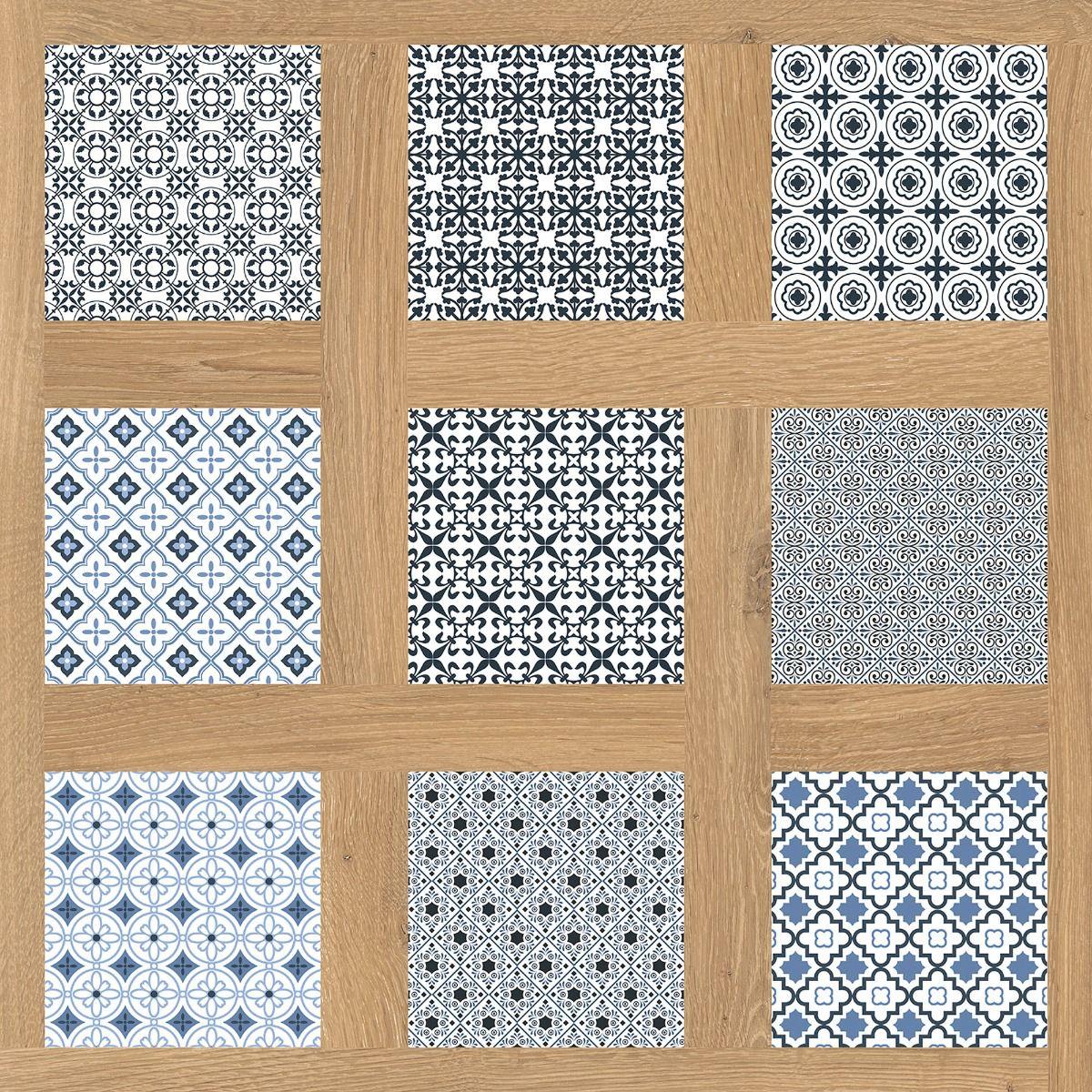 Cassettone Majolica 80x80