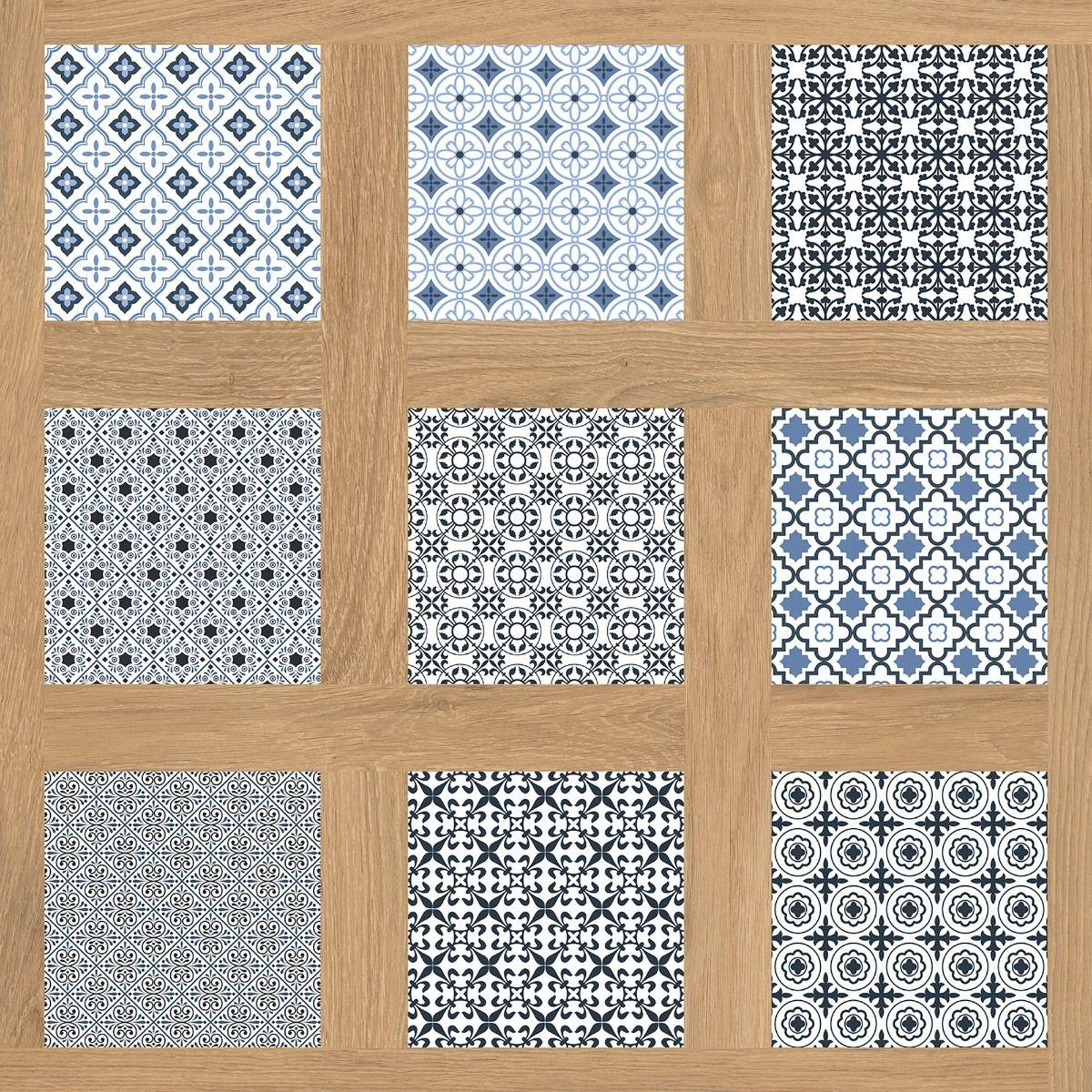Cassettone Majolica 80x80