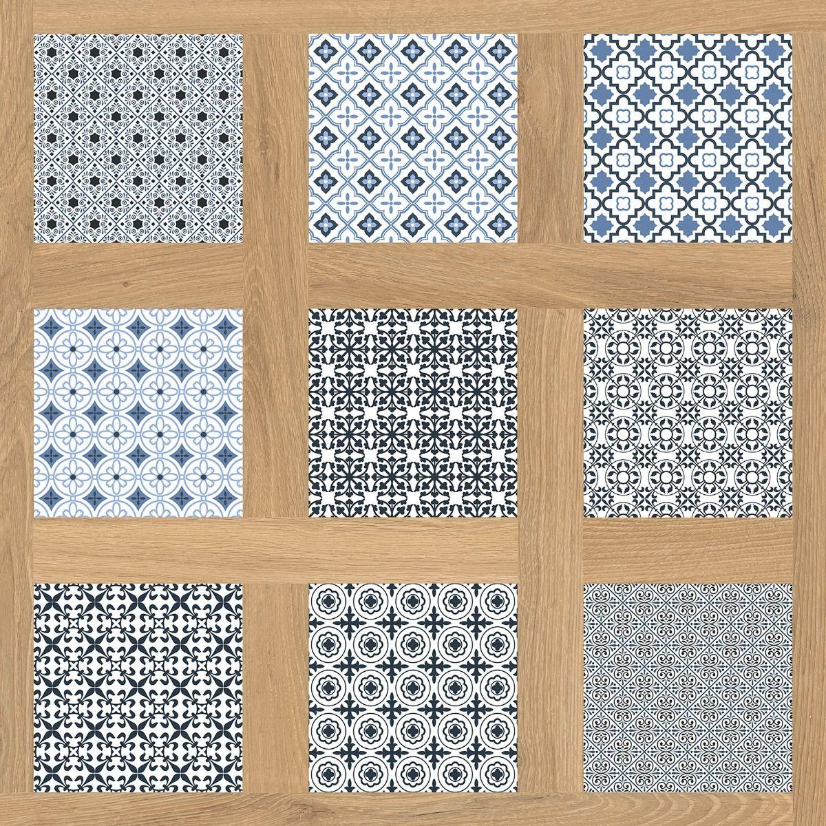 Cassettone Majolica 80x80