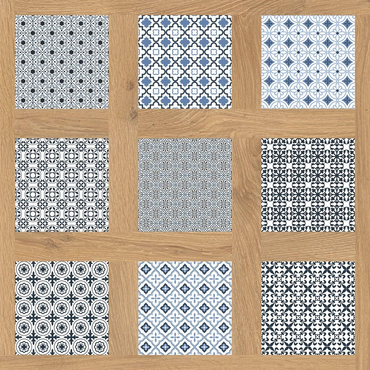 Cassettone Majolica 80x80