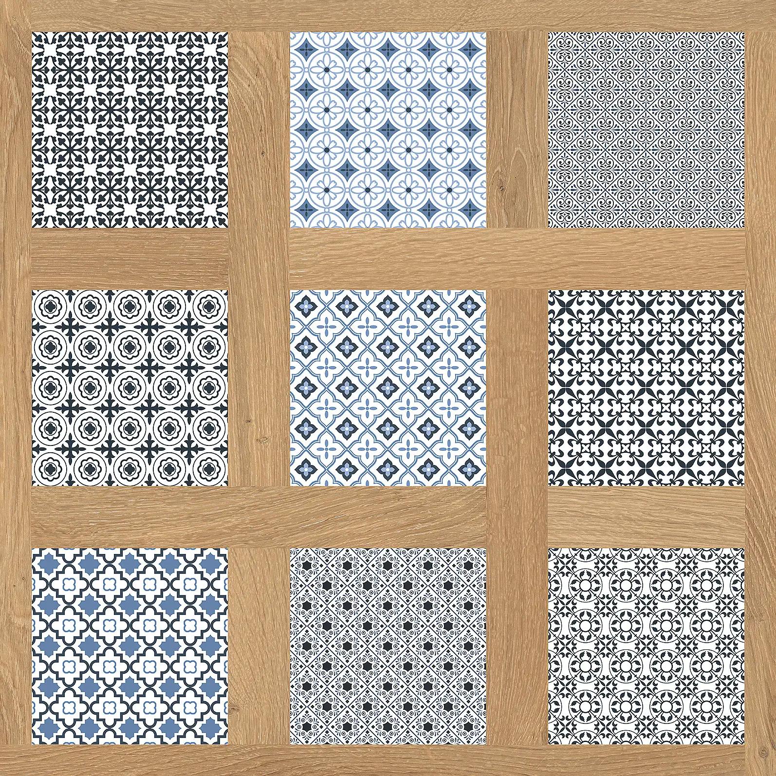 Cassettone Majolica 80x80
