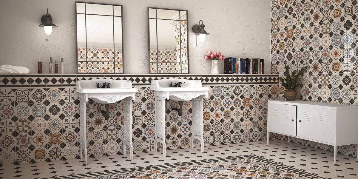 GẠCH BÔNG NHẬP KHẨU TÂY BAN NHA 440*440