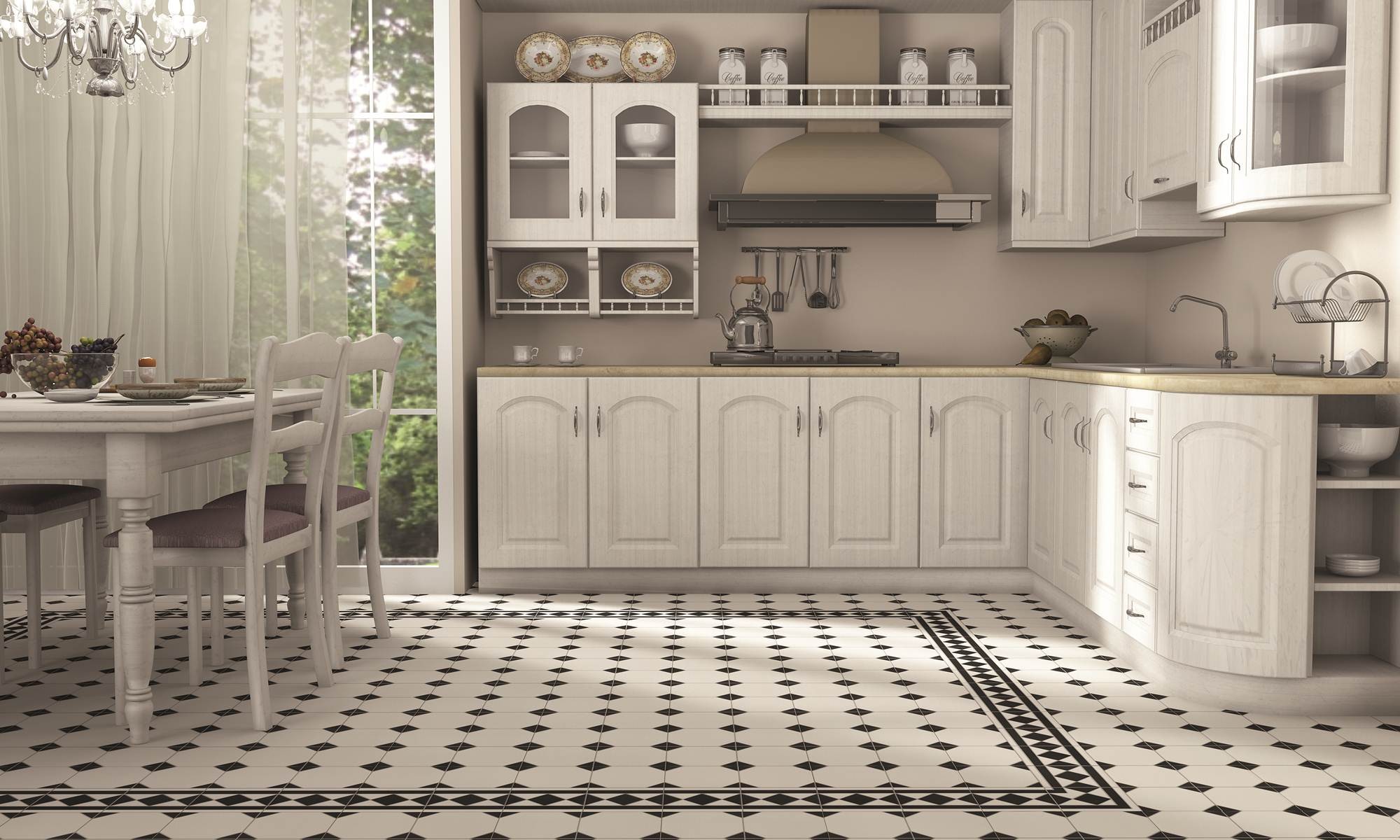 GẠCH BÔNG NHẬP KHẨU TÂY BAN NHA 440*440