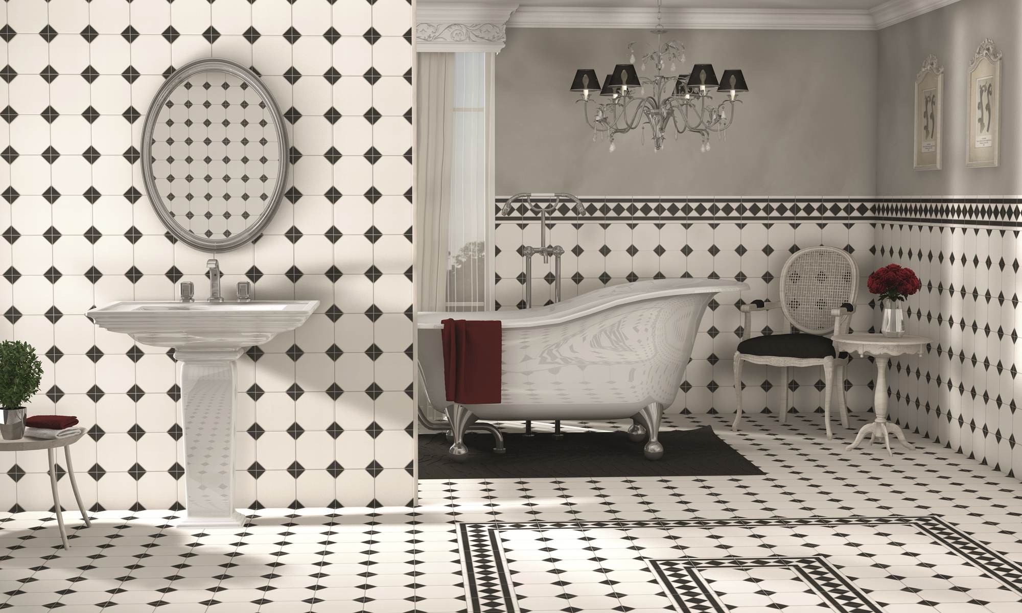 GẠCH BÔNG NHẬP KHẨU TÂY BAN NHA 440*440