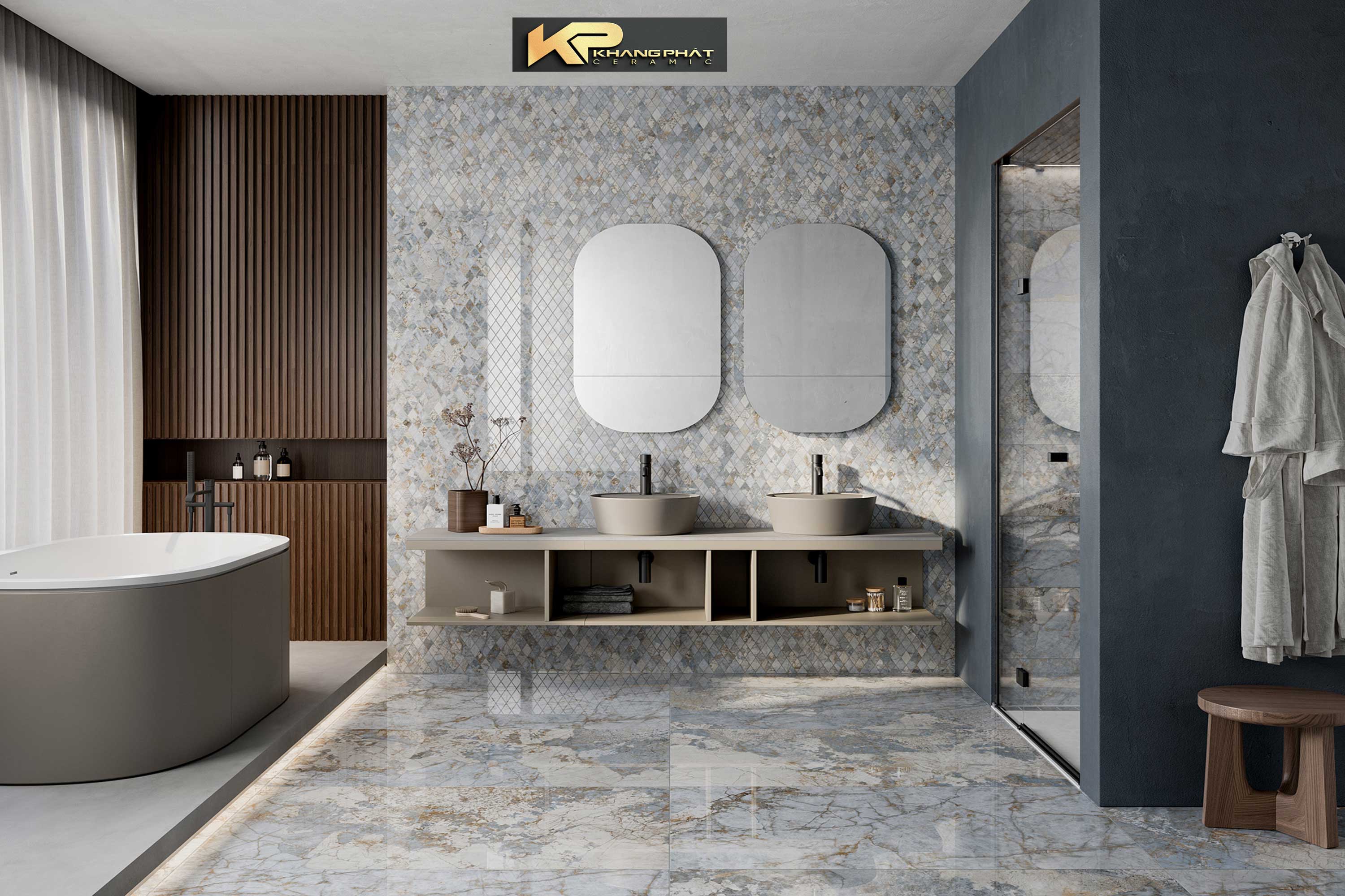 GẠCH LA FABBRICA - SKYLINE - FUMO RETTIFICATO 100X100