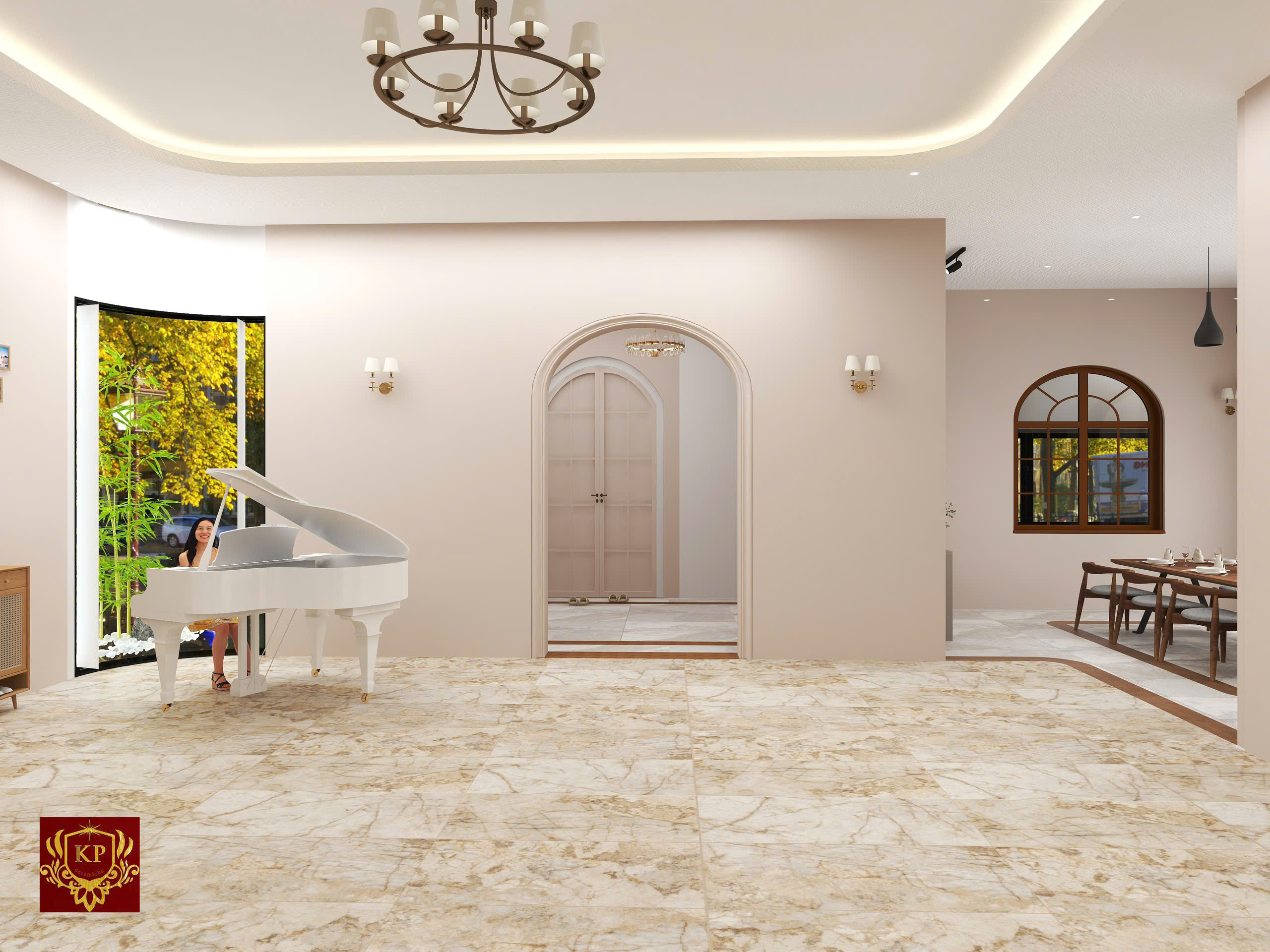 GẠCH ITALY LÊN 3D