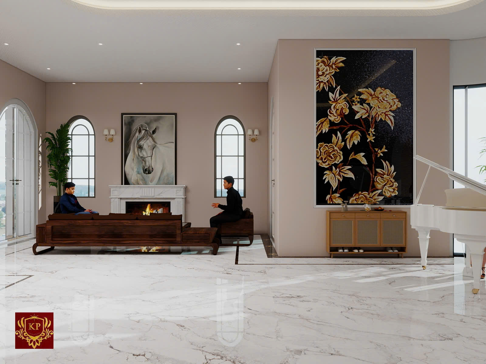 GẠCH ITALY LÊN 3D