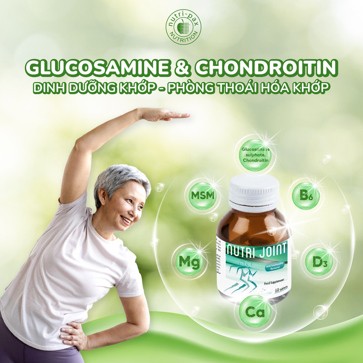 💪 GLUCOSAMINE & CHONDROITIN - TRỢ THỦ ĐẮC LỰC TRONG DINH DƯỠNG KHỚP - PHÒNG THOÁI HÓA KHỚP 