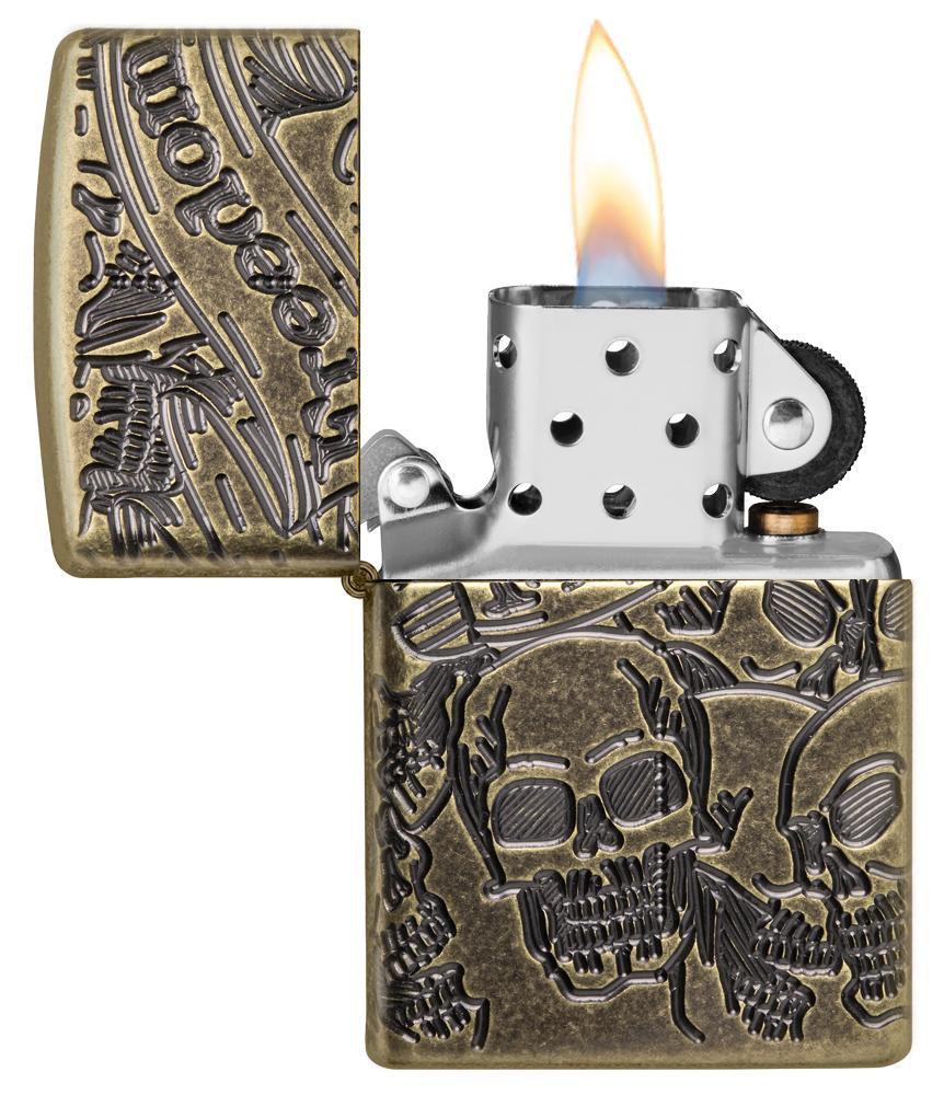 zippo-armor-freedom-skull-antique-brass-49035-4