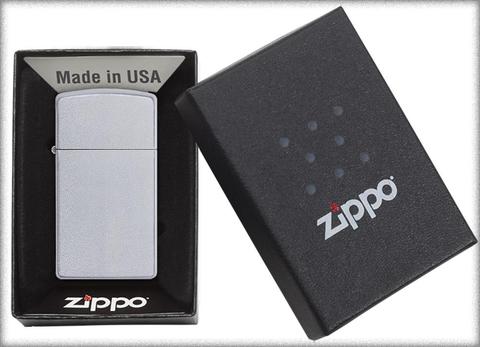 Zippo Slim Satin Chrome bùa yêu bích phương