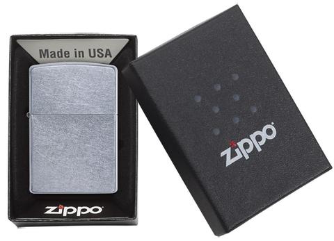 Zippo Street Chrome giả cổ