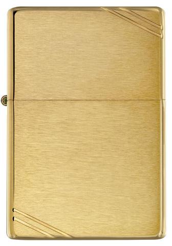 Zippo Vintage Brushed Brass xách tay nhậ khẩu usa mỹ