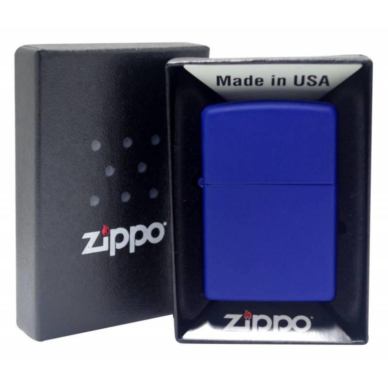 Encendedor Zippo Classic Royal Blue Matte Zippo Logo | Cuotas sin interés Encendedor Zippo Classic Royal Blue Matte Zippo Logo | Cuotas sin interés