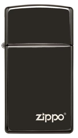 Zippo Slim Ebony with Zippo Logo cao cấp chất lượng cao