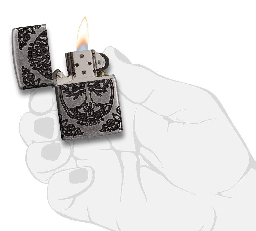 Zippo Armor Tree of Life Design Pocket Lighter 29670 chất lượng cao uy tín