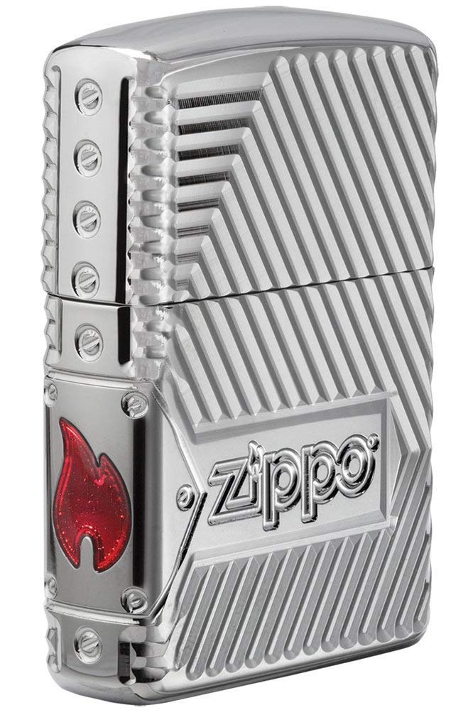 Zippo Logo Design Lighters 29672 khắc độc đáo 360 độ