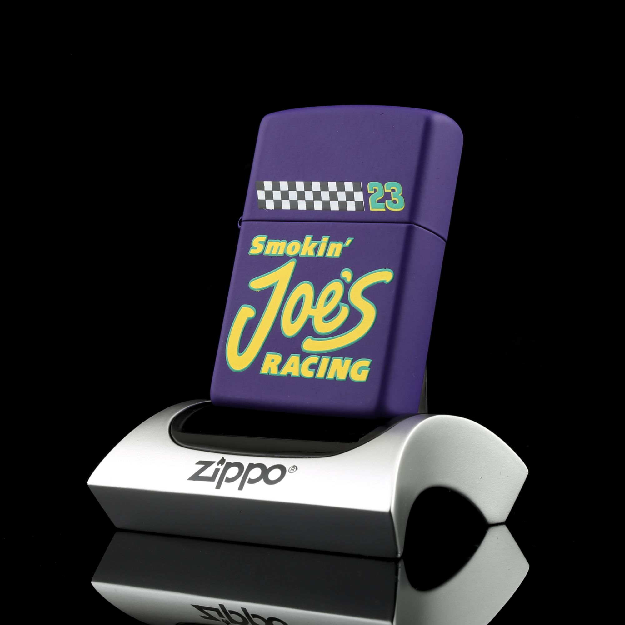 Zippo-CAMEL-PURPLE-MATTE-SMOKIN-JOES-RACING-23-H-X-1991-zippo-la-ma-mau-tim-in-logo-la-da-camel-son-tinh-dien-dua-xe-joes-cua-hang-zippo-chuyen-banzippo-co-doc-quyen-sieu-hiem-phien-ban-gioi-han-tai-viet-nam-go-vap