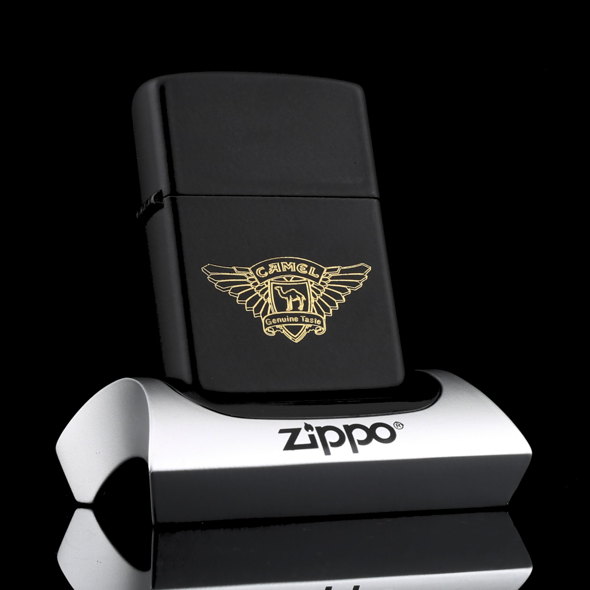 Zippo BLACK MATTE CAMEL GENUINE TASTE 1994