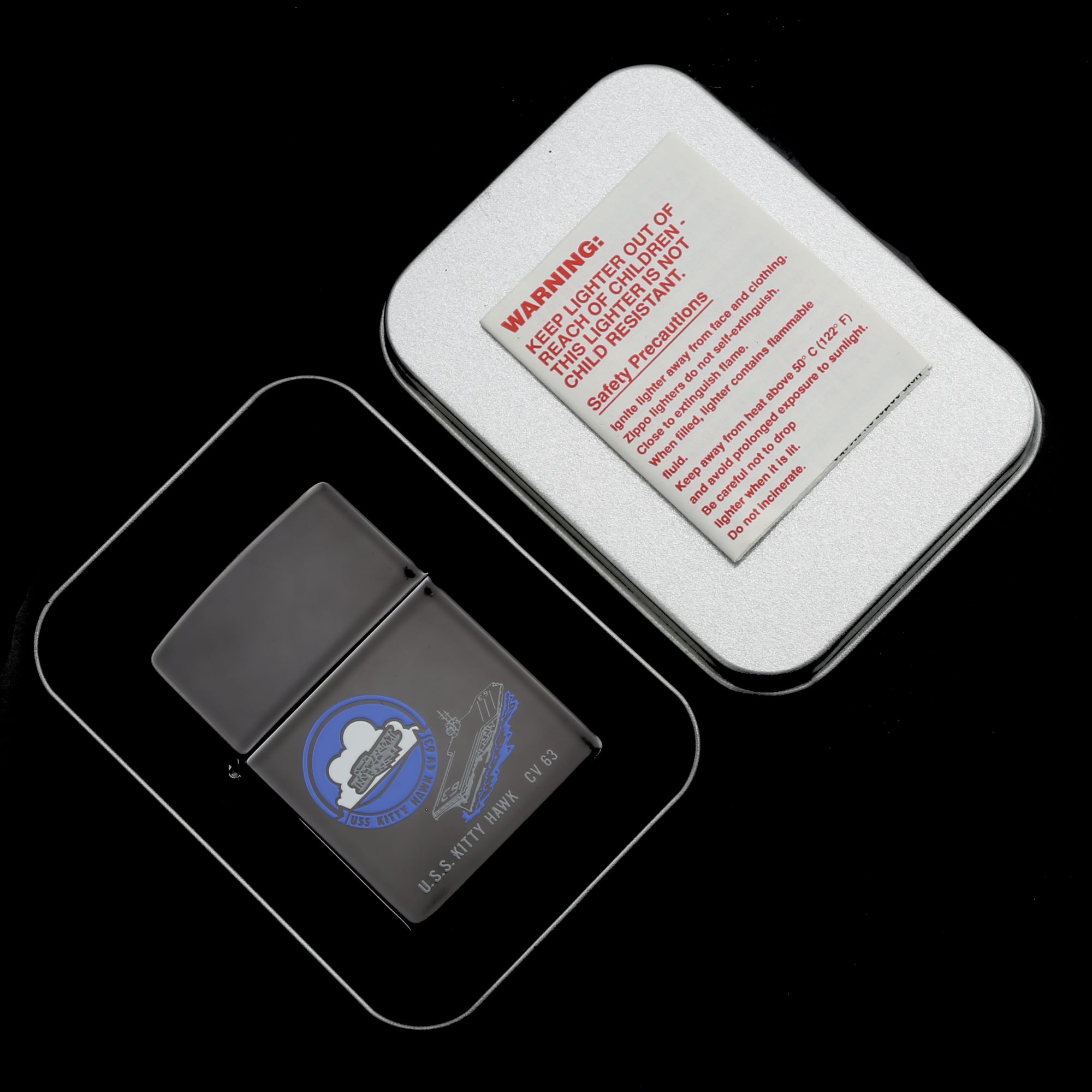 Zippo USS KITTY HAWK CV 63 1998 Zippo USS KITTY HAWK CV 63 1998