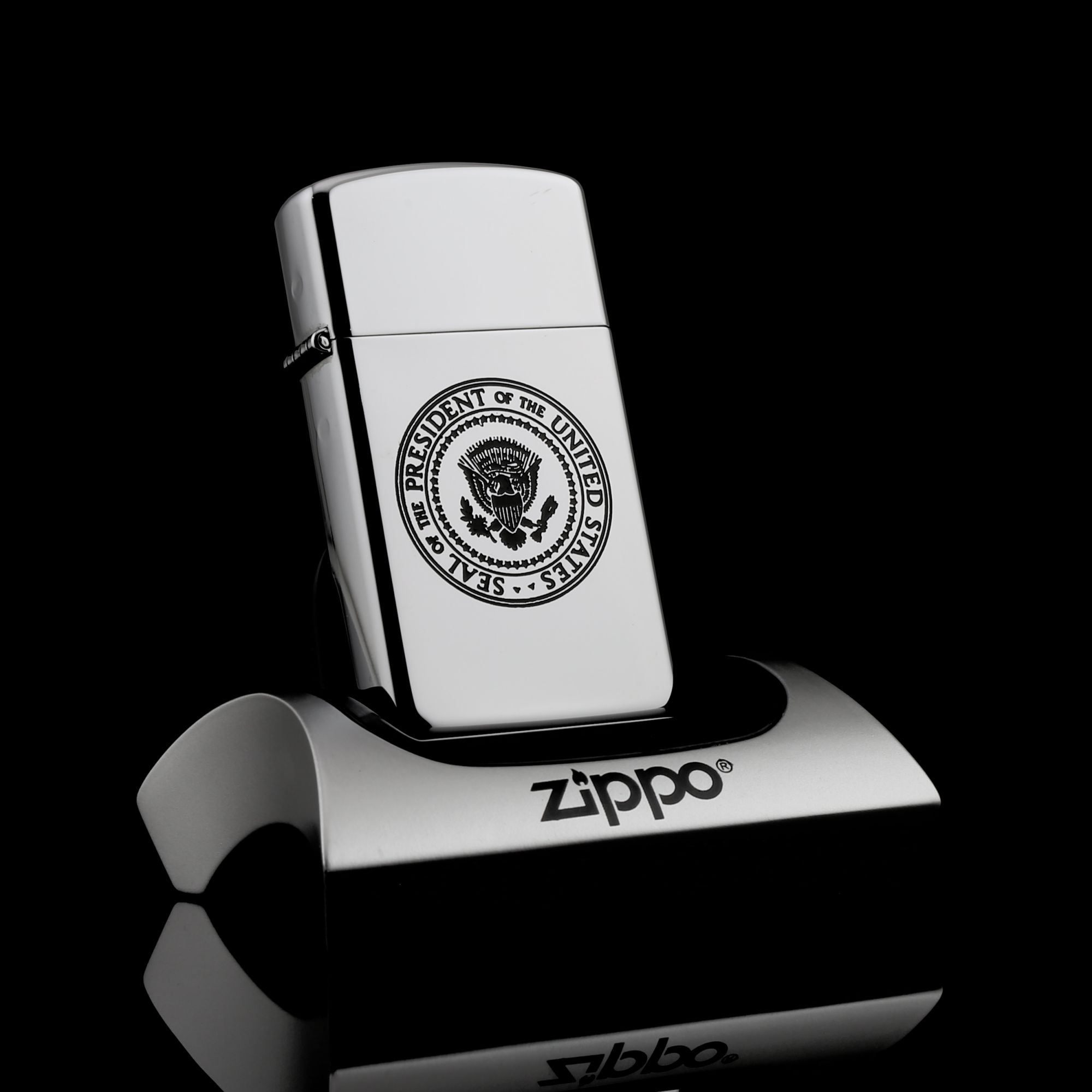 Zippo-SEAL-of-the-PRESIDENT-of-the-UNITED-STATES -988-limited-nho-gon-tinh-te