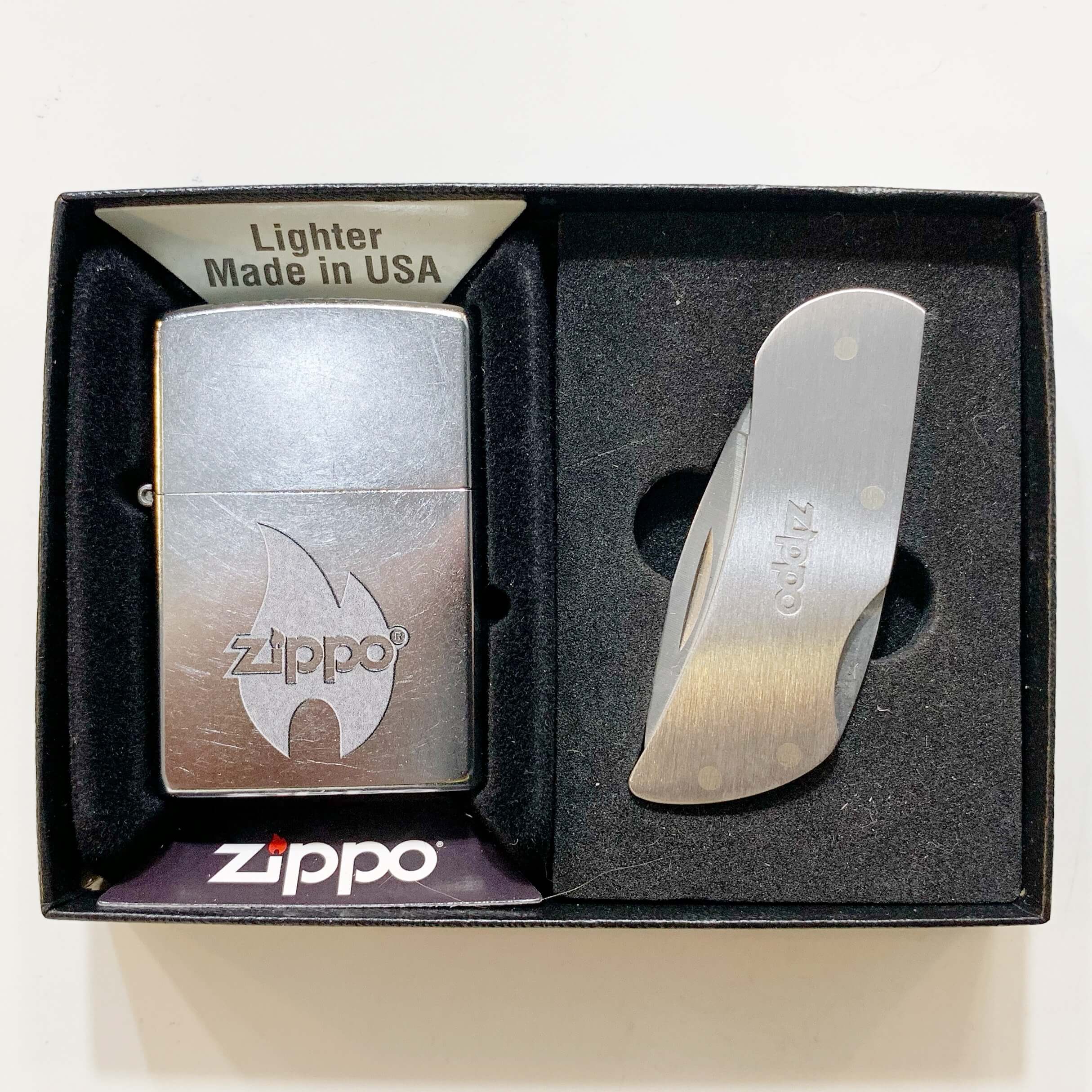 Zippo Lighter And Zippo Knife Gift Set 49067