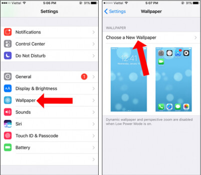 Cách cài thay đổi hình nền iPhone Ipad  VFOVN