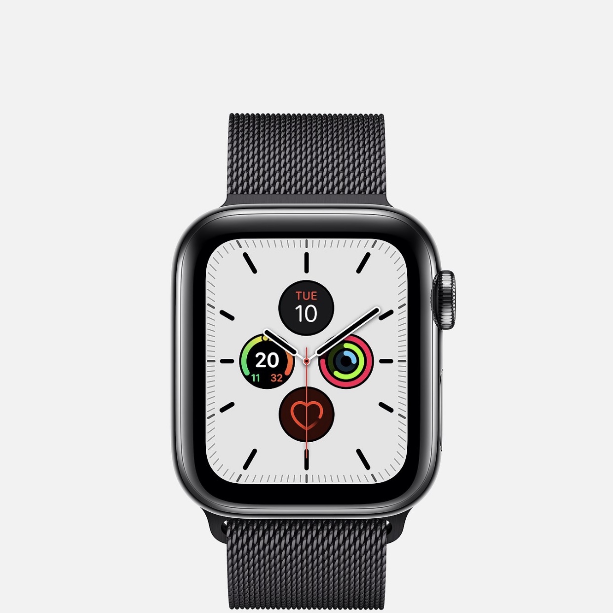 44mm milanese loop black