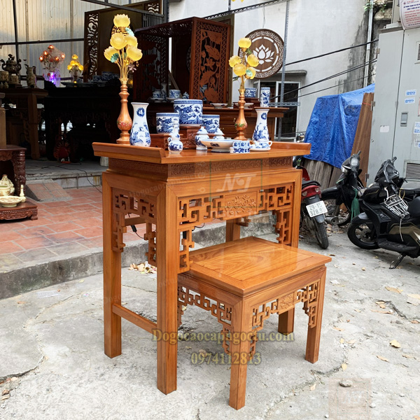 bàn thờ gỗ gụ đẹp