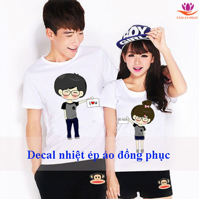 Decal nhiệt ép áo đồng phục