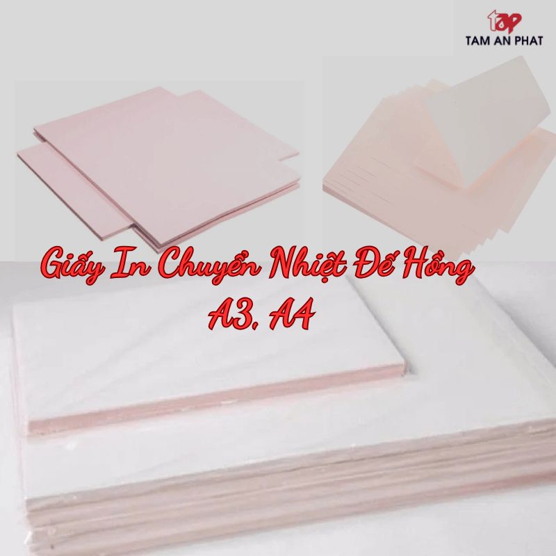 Giấy In Chuyển Nhiệt A3, A4 (100 Tờ) Chỉ Từ 60 nghìn In Áo, Ly Sắc Nét, Bền Màu