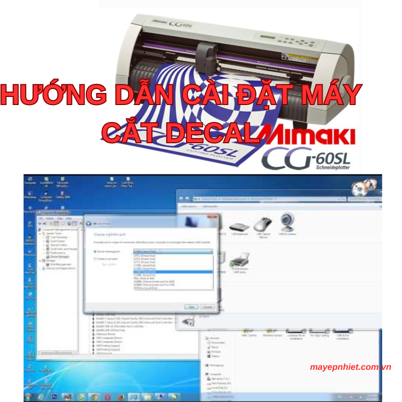 [Lưu ý] Những bước chuẩn bị trước khi sử dụng máy cắt decal